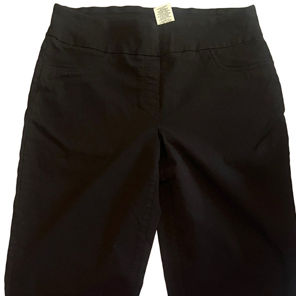 Ruby Rd. Classic Black Stretchy Pants - Picture 1 of 4
